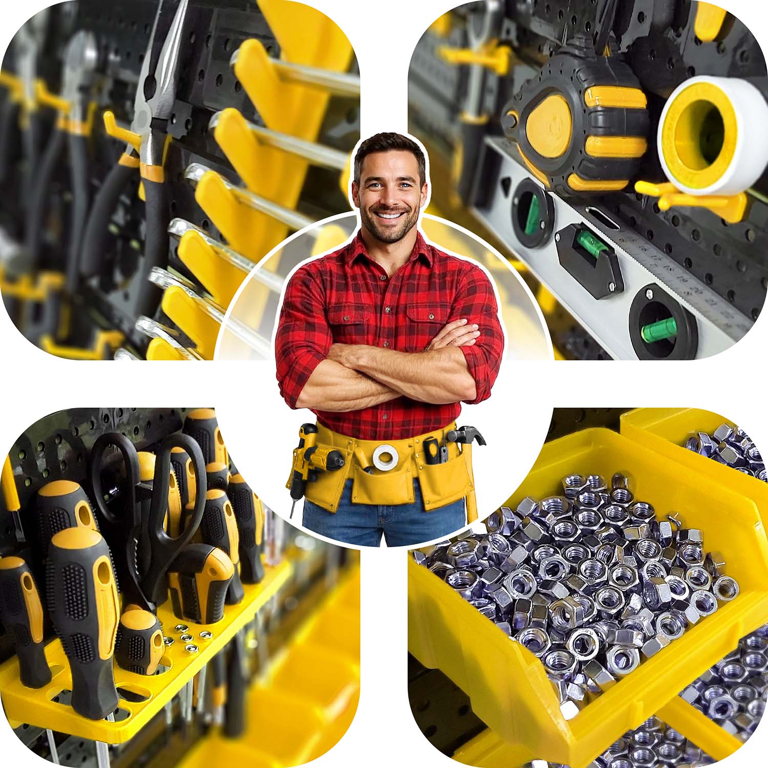 Töökoja tööriistalaud 128 x 76 cm Humberg HM-580 - Image 12