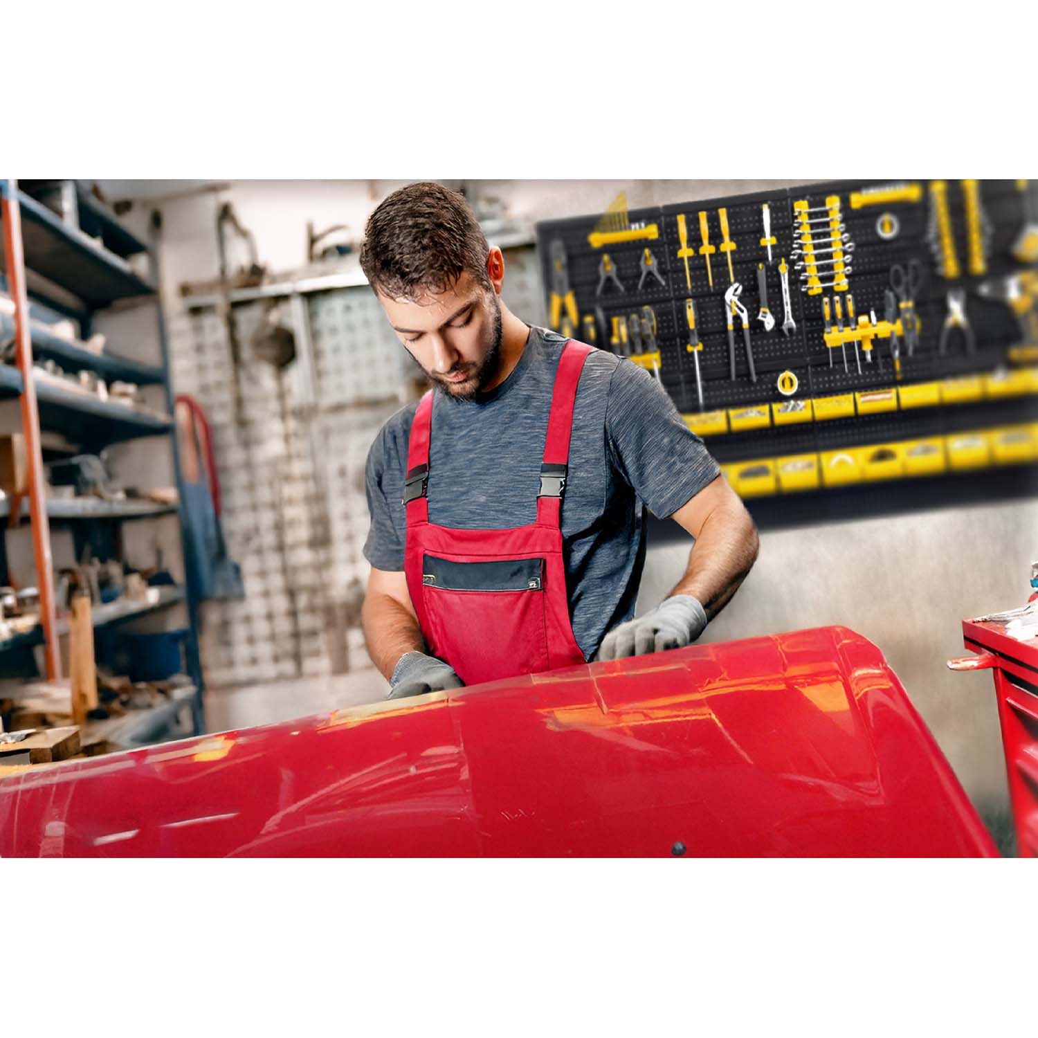 Töökoja tööriistalaud 128 x 76 cm Humberg HM-580 - Image 13