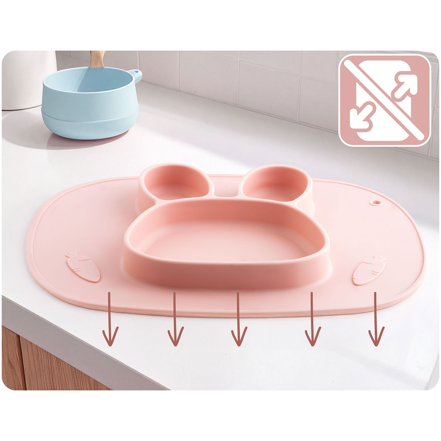 Ricokidsi silikoonist söögitaldrik lastele - Image 4