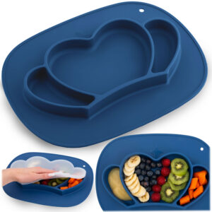 Ricokidsi silikoonist söögitaldrik lastele (kroon)