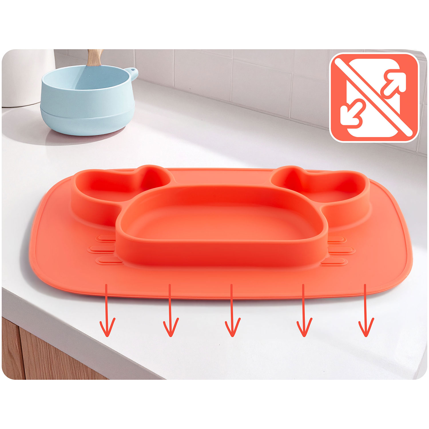 Ricokidsi silikoonist krabide toitmisalus lastele - Image 4