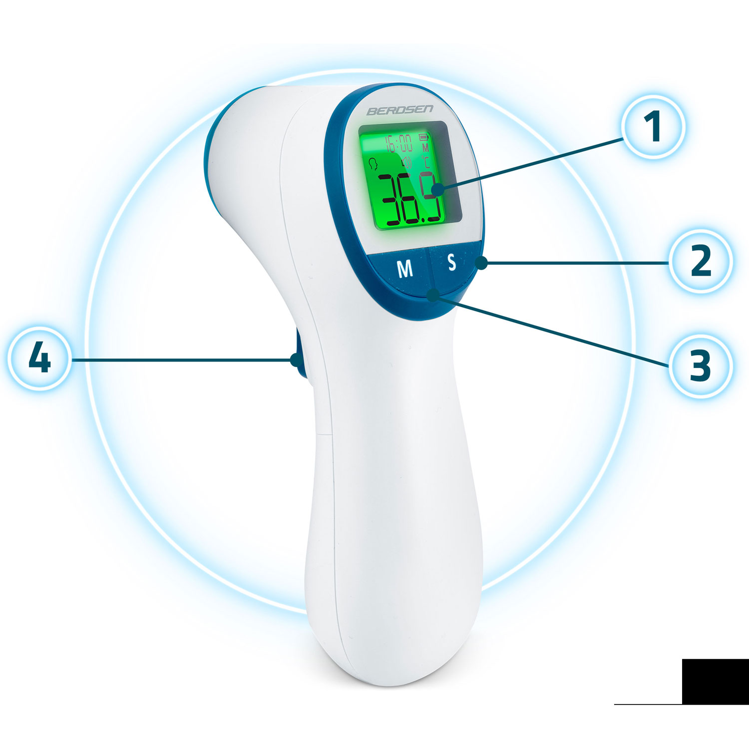 Berdsen BD-100 kontaktivaba infrapunatermomeeter - Image 12
