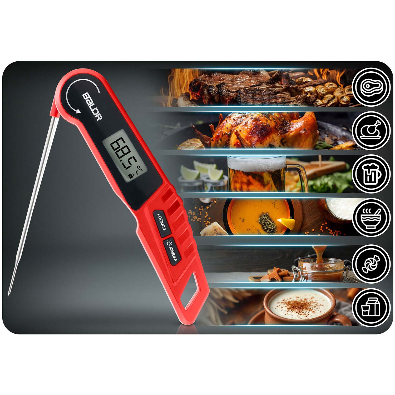 Baldr BD-130 nõelaga lihatermomeeter - Image 13