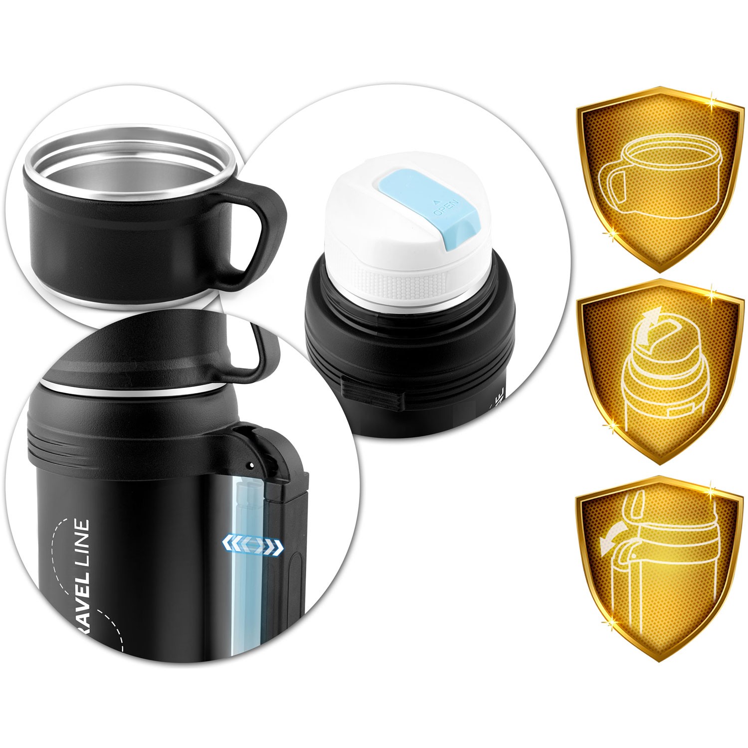 Vaakumtermos 1500 ml BD-781 must - Image 10