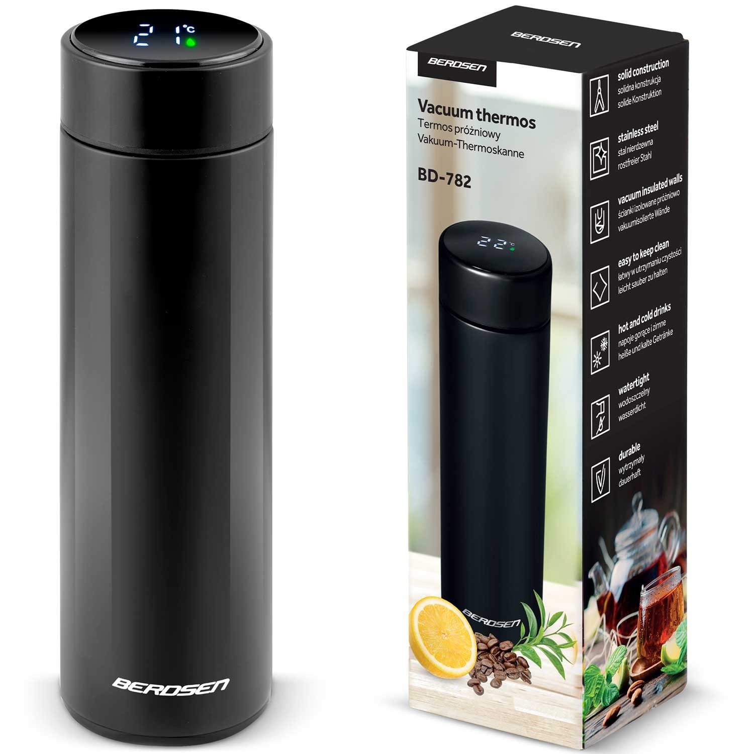 Vaakumtermos 420 ml BD-782 must - Image 16