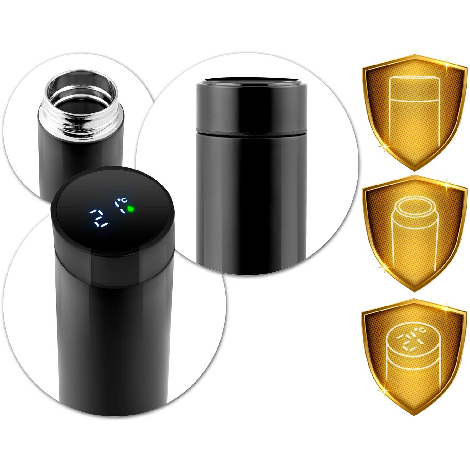 Vaakumtermos 420 ml BD-782 must - Image 7