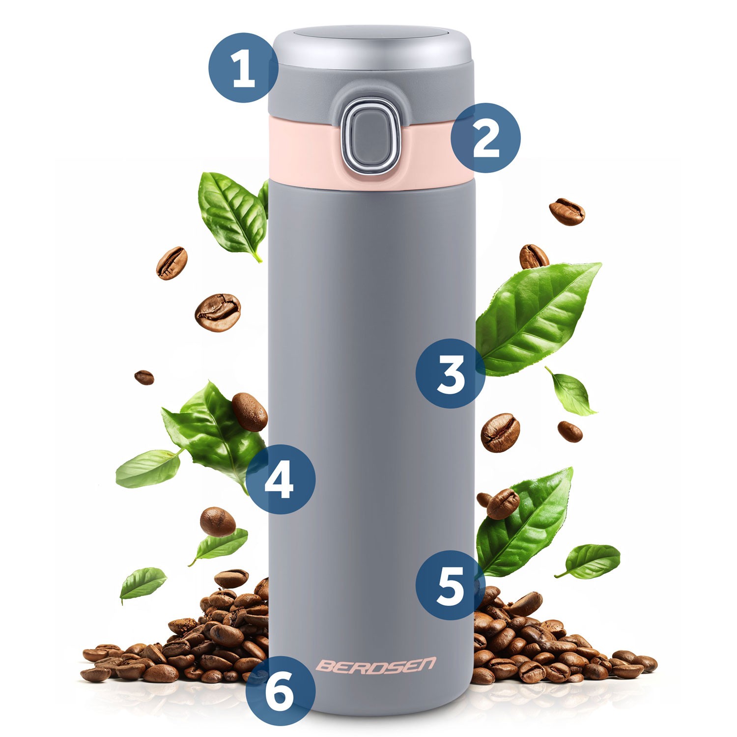 Vaakumtermos 450 ml BD-786 hall - Image 13