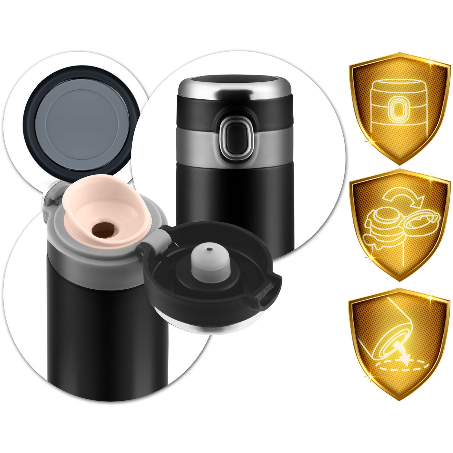 Vaakumtermos 450 ml BD-786 must - Image 6