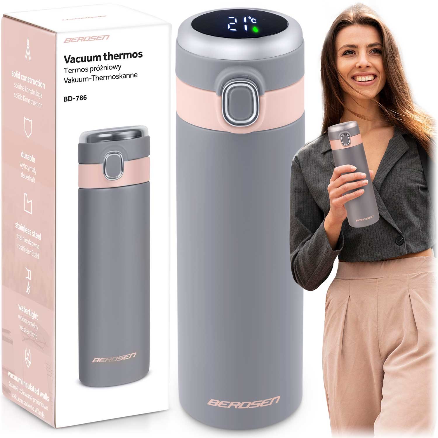 Vaakumtermos 450 ml BD-786 hall - Image 14