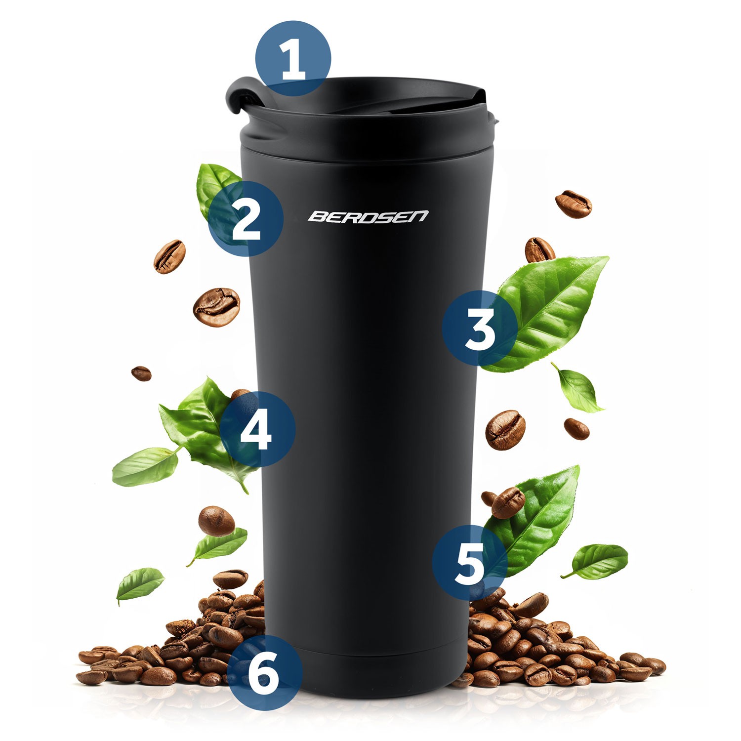 Vaakumtermos 470 ml BD-785 must - Image 8