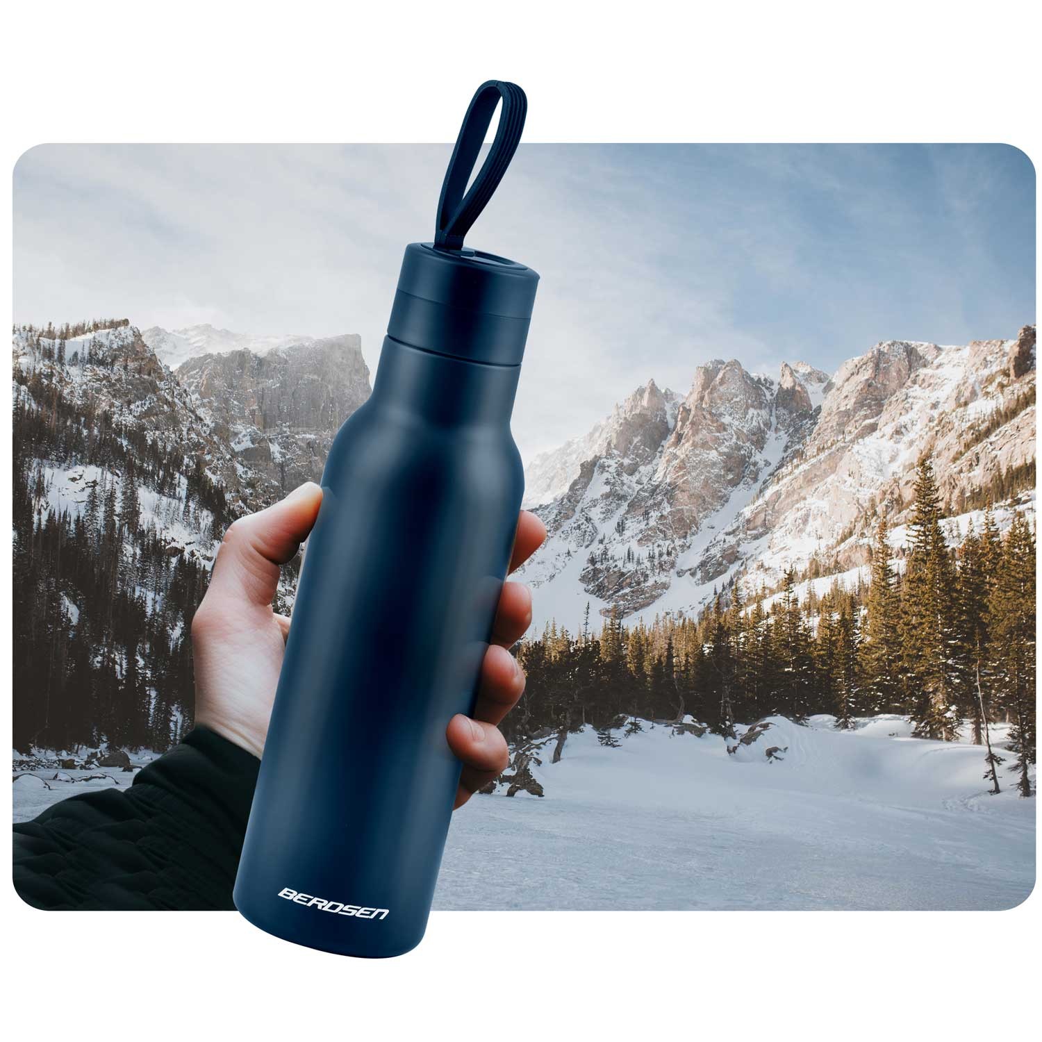 Vaakumtermos 500 ml BD-787 tumesinine - Image 9