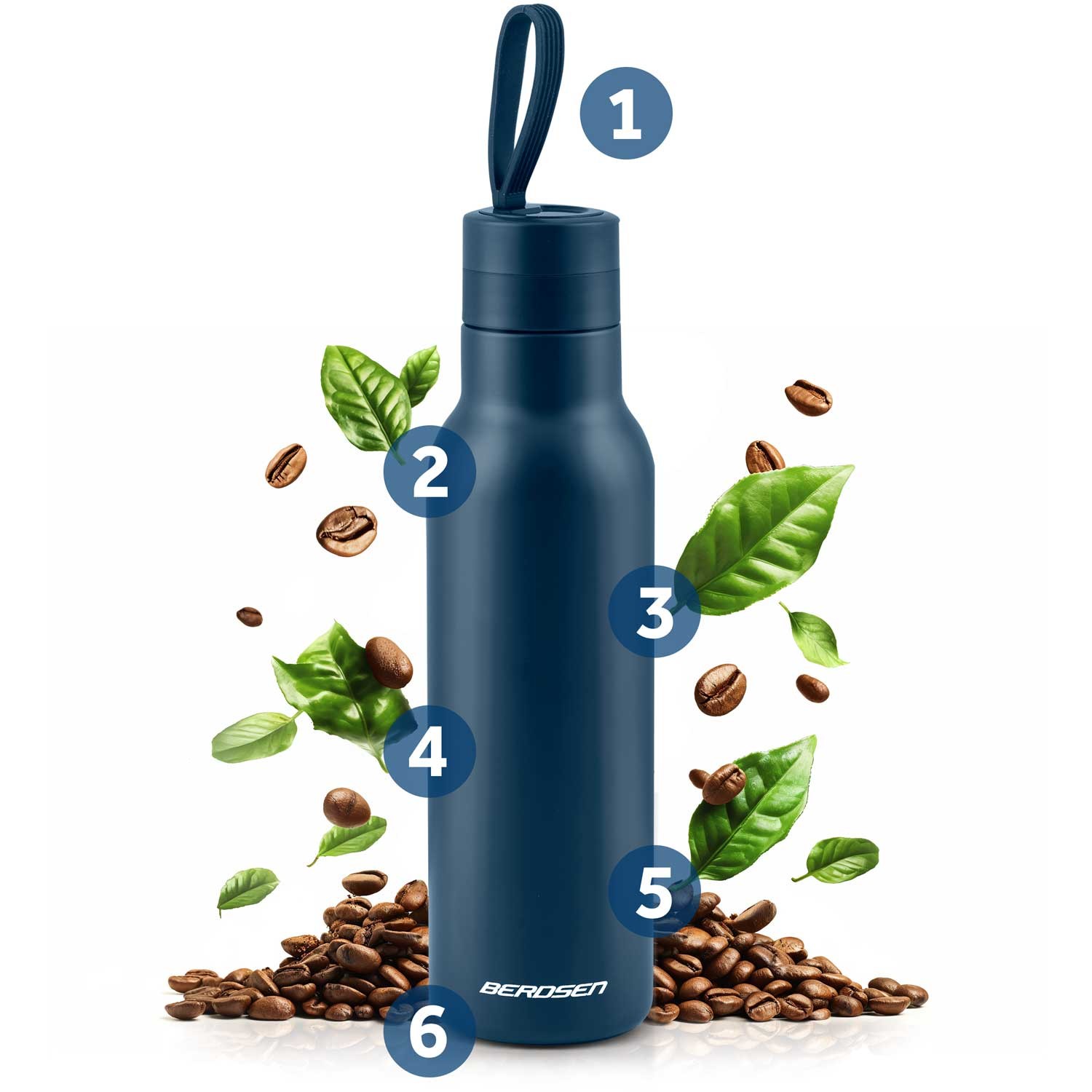 Vaakumtermos 500 ml BD-787 tumesinine - Image 13