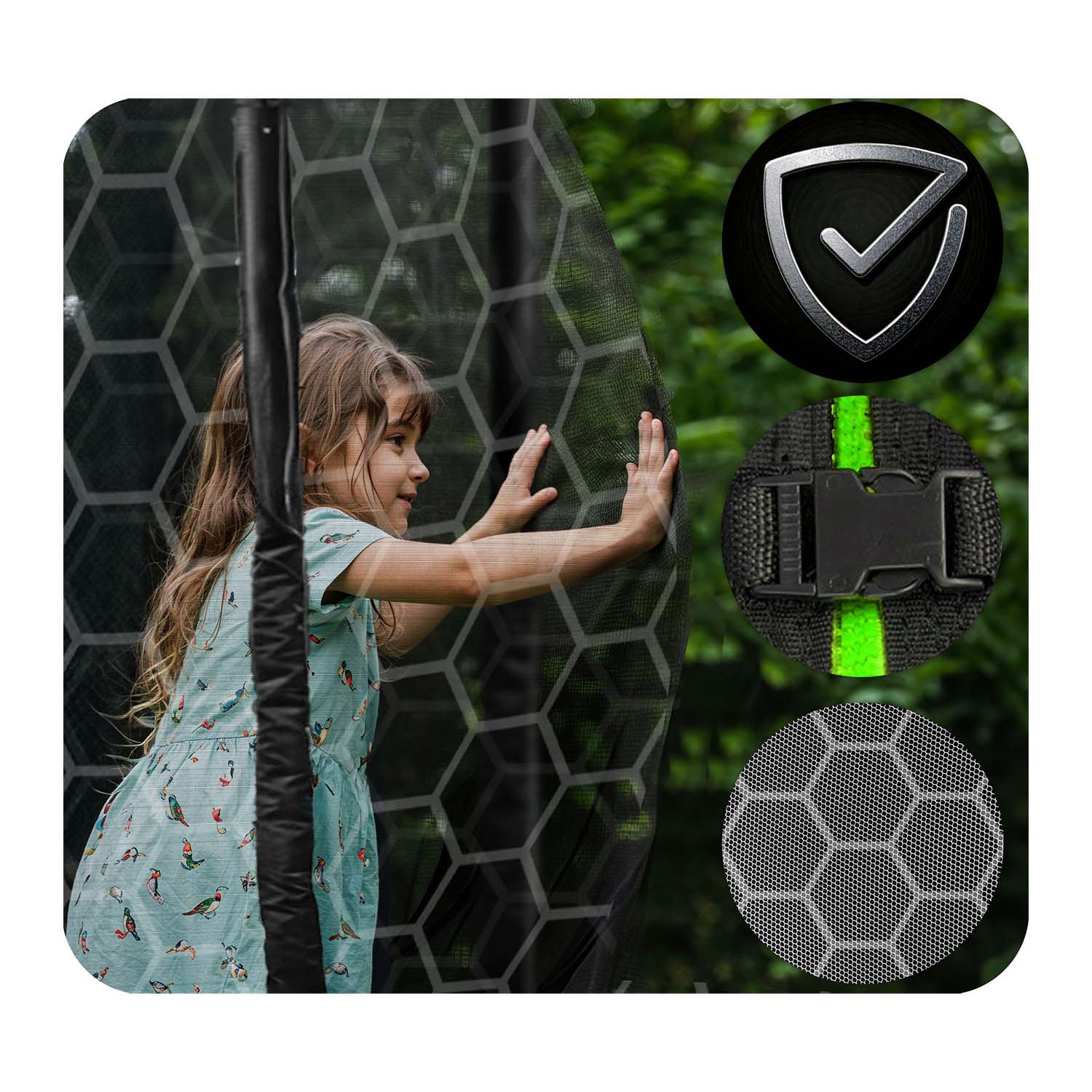 10ft/312cm aiabauti sisevõrgu ja redeliga Neo-Sport - Image 10