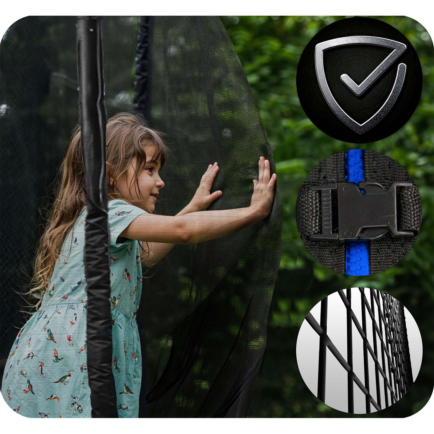 10 jala / 312 cm aiabatuut õuevõrgu ja redeliga Neo-Sport - Image 10