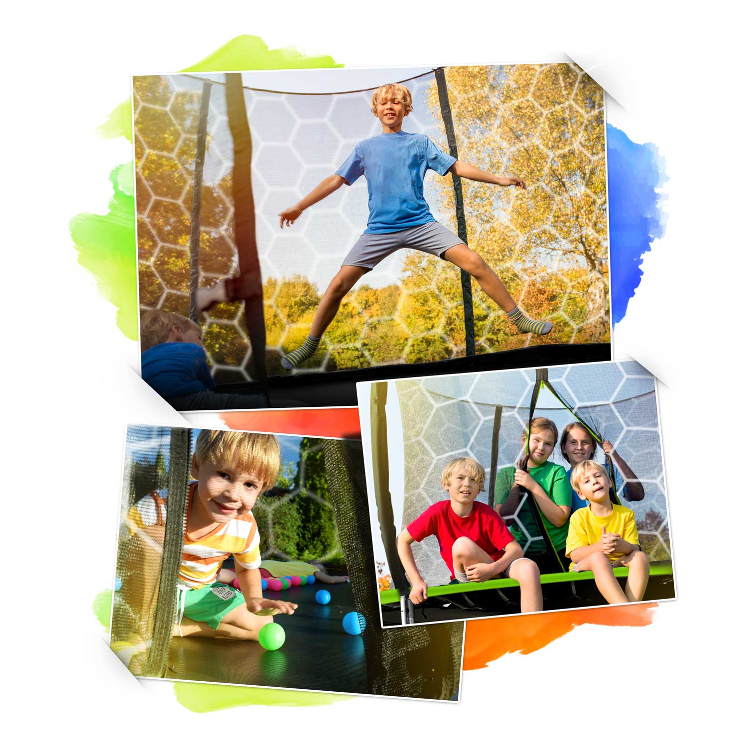 12 jala / 374 cm aiabauti sisevõrgu ja redeliga Neo-Sport - Image 9