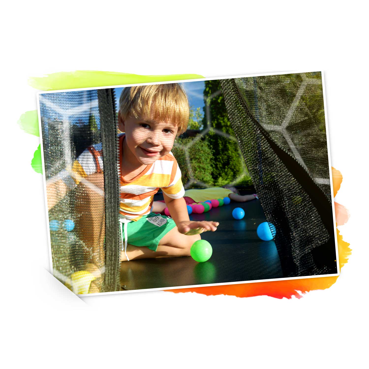 12 jala / 374 cm aiabauti sisevõrgu ja redeliga Neo-Sport - Image 11