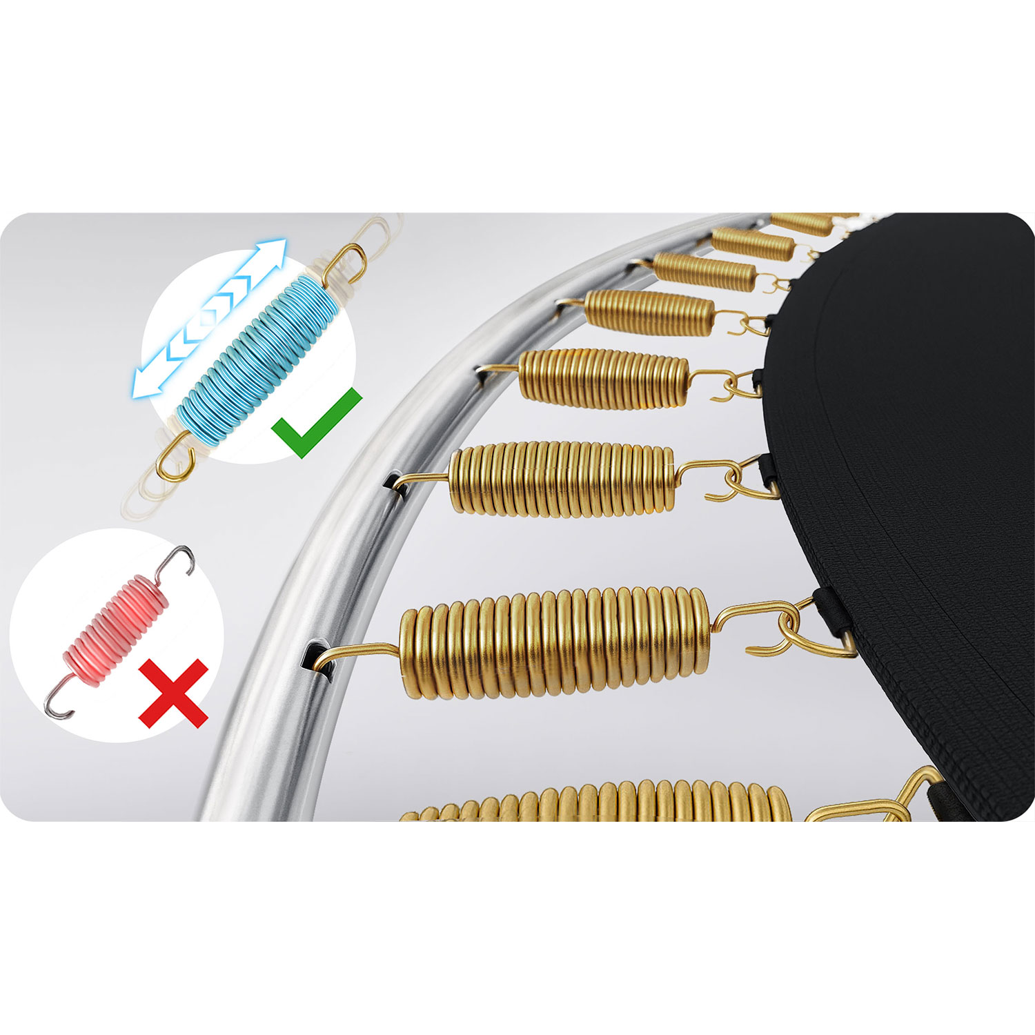 12 jala / 374 cm aiabauti õuevõrgu ja redeliga Neo-Sport - Image 13