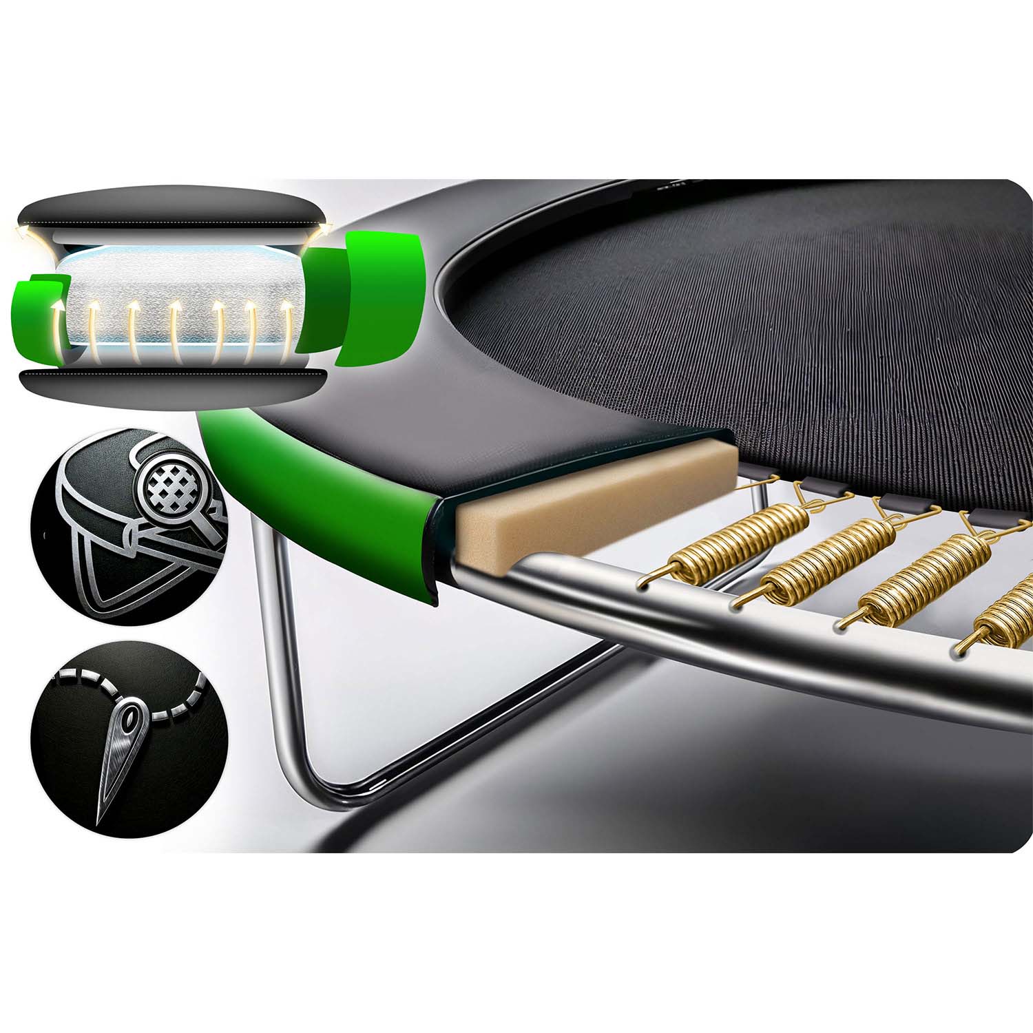 13 jala / 404 cm aiabauti sisevõrgu ja redeliga Neo-Sport - Image 13