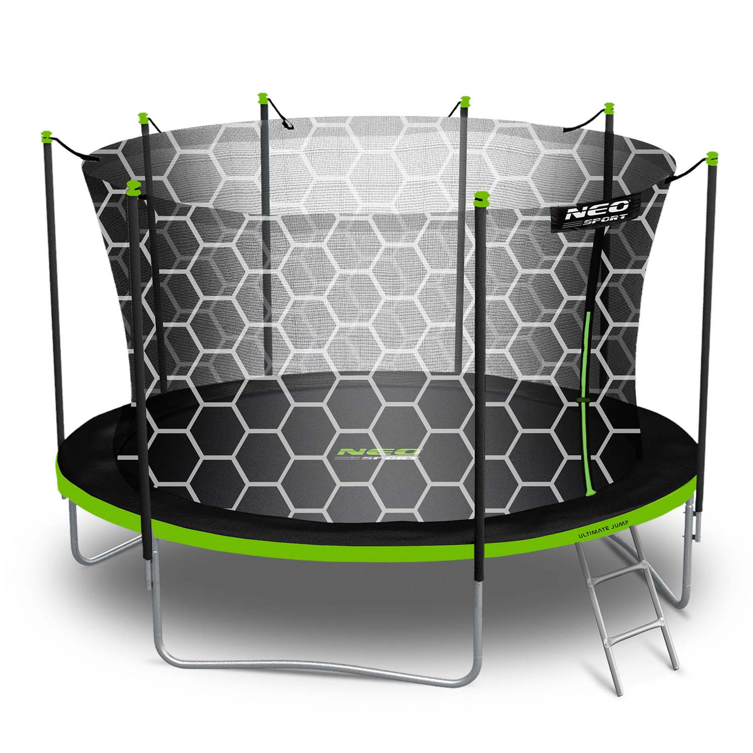 14ft/435cm aiabauti sisevõrgu ja redeliga Neo-Sport - Image 4