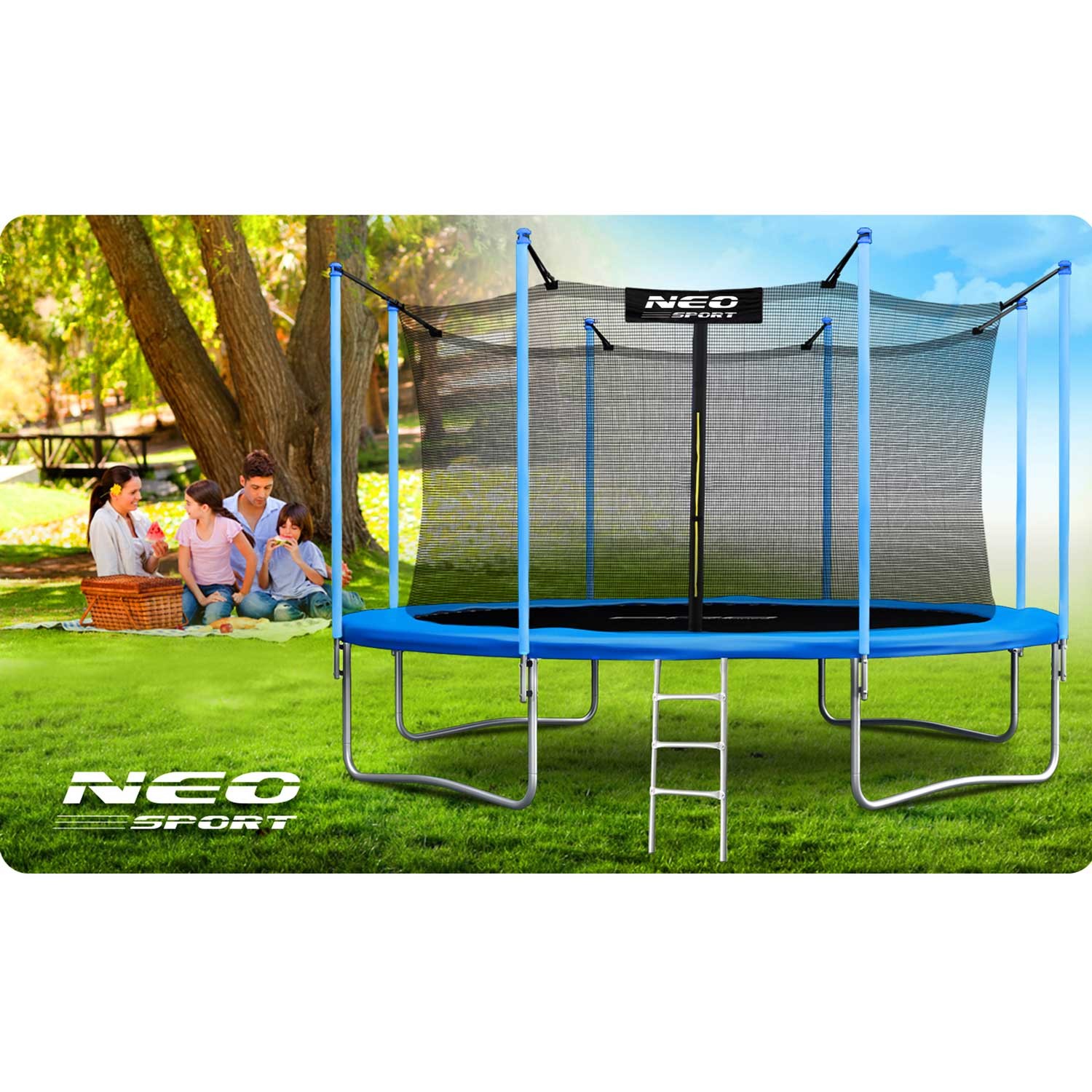 15 jala / 465 cm aiabauti sisevõrgu ja redeliga Neo-Sport - Image 8