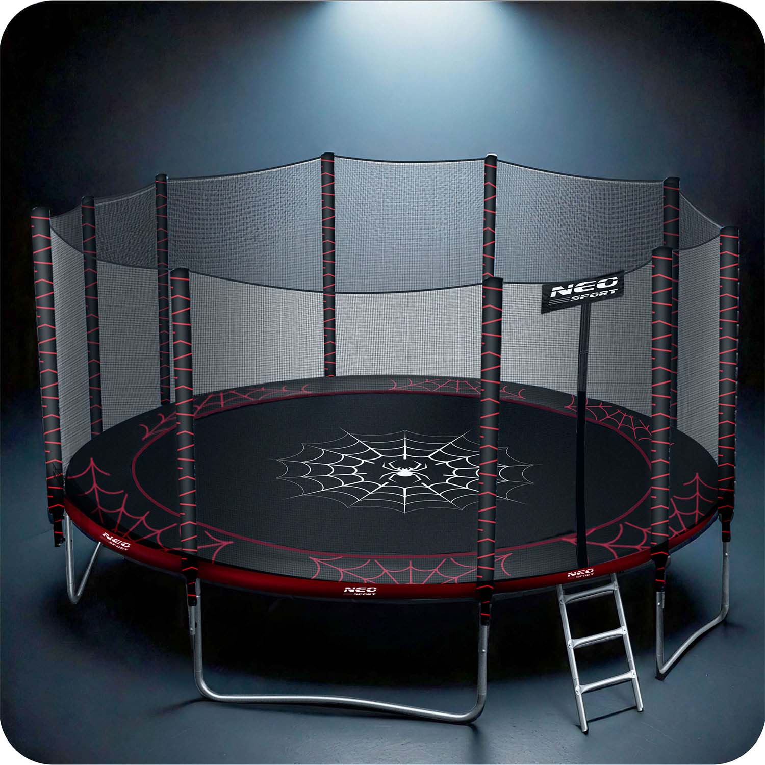 15 jala / 465 cm aiabauti õuevõrgu ja redeliga Neo-Sport - Image 5