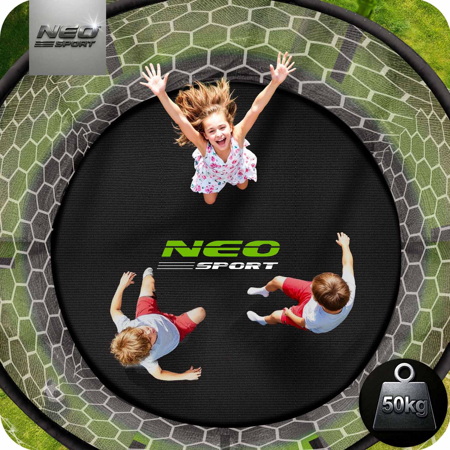 183 cm pikkune aiabauti sisevõrgu ja redeliga Neo-Sport - Image 3