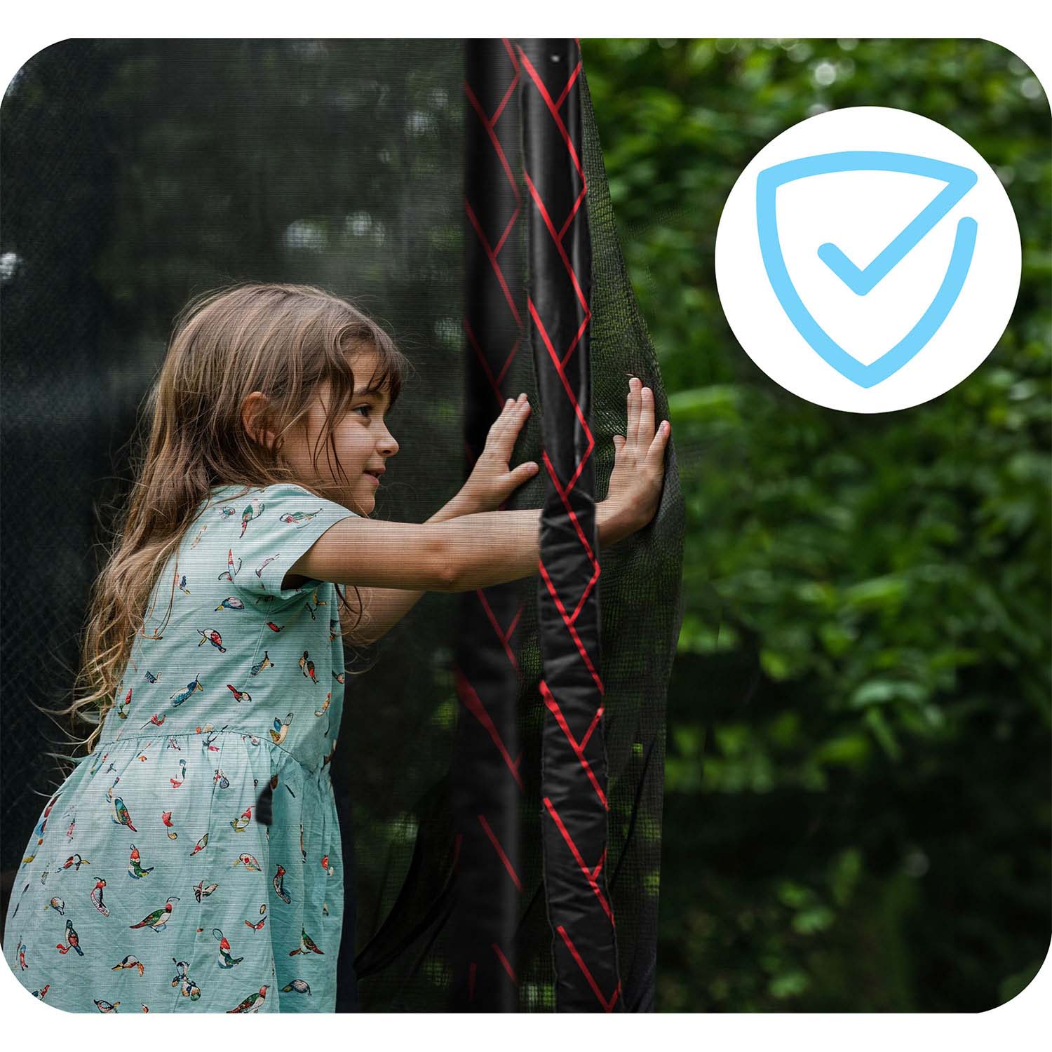 252 cm pikkune aiabauti õuevõrgu ja redeliga Neo-Sport - Image 11