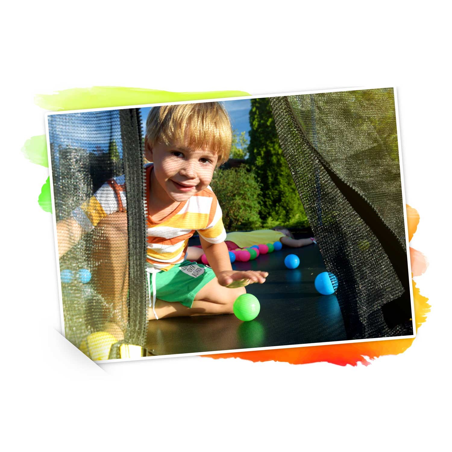 14ft/435cm profileeritud aiabatuut sisevõrguga Neo-Sport - Image 9