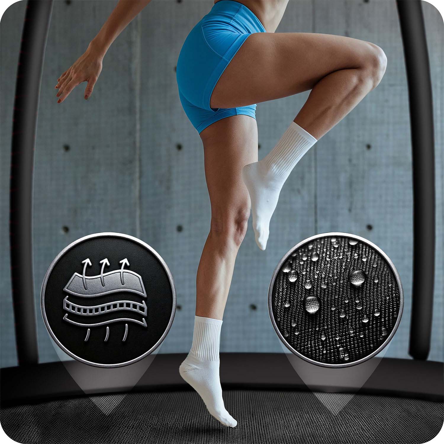 10ft/312cm profileeritud aiabatuut sisevõrguga Neo-Sport - Image 14