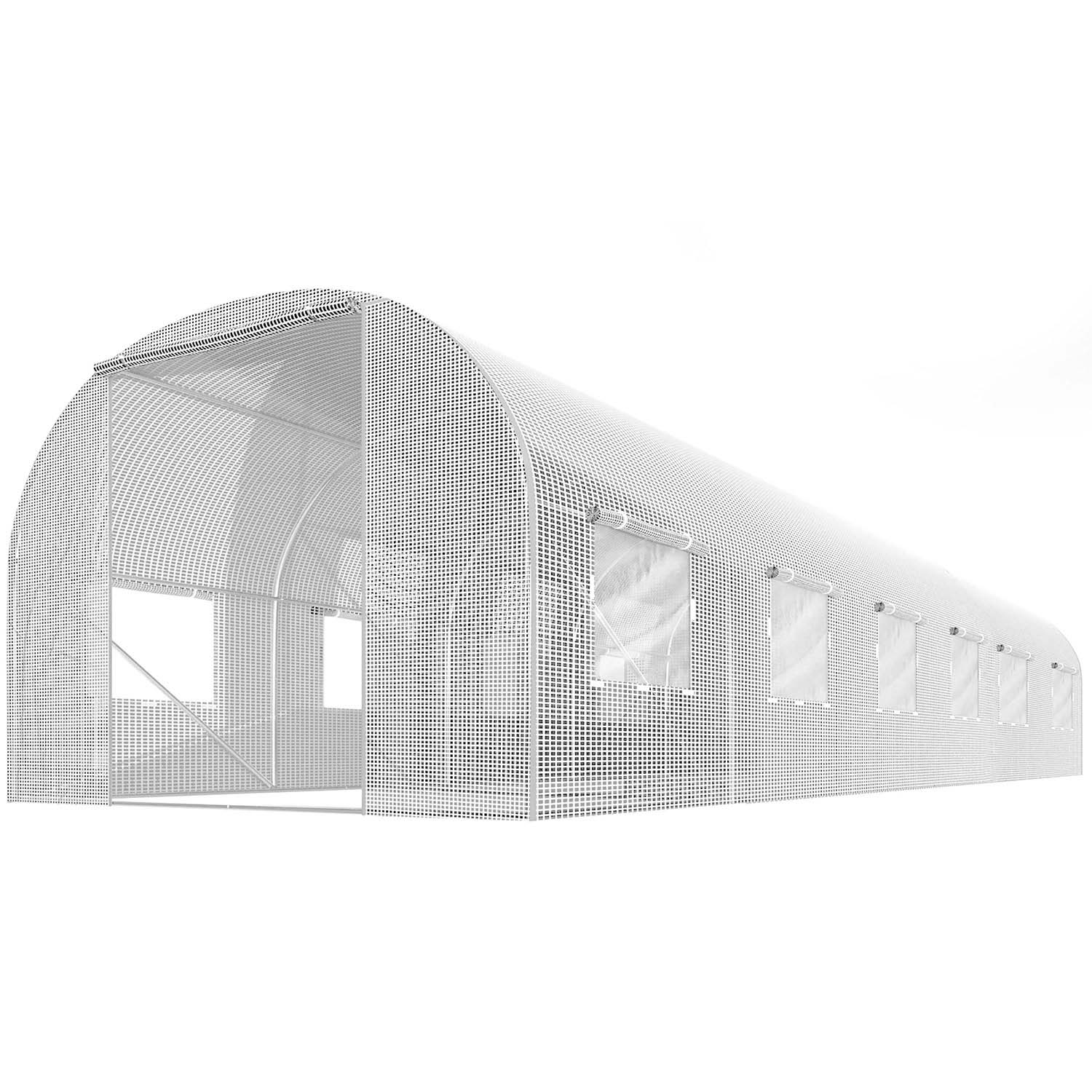 Aiatunnel 3 x 6 m (18 m2) valge Plonos - Image 2