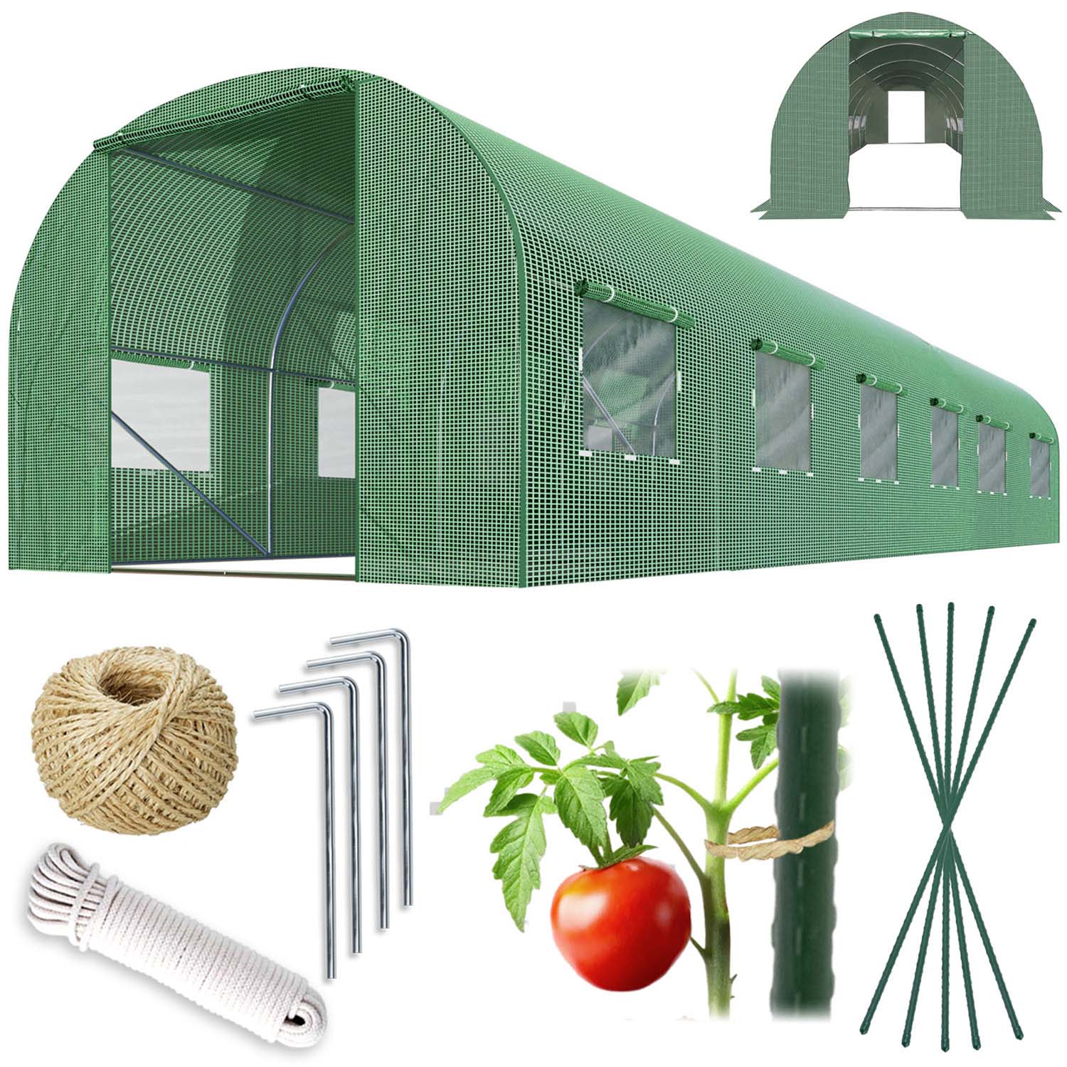 Aiatunnel 3 x 6 m (18 m2) Plonos