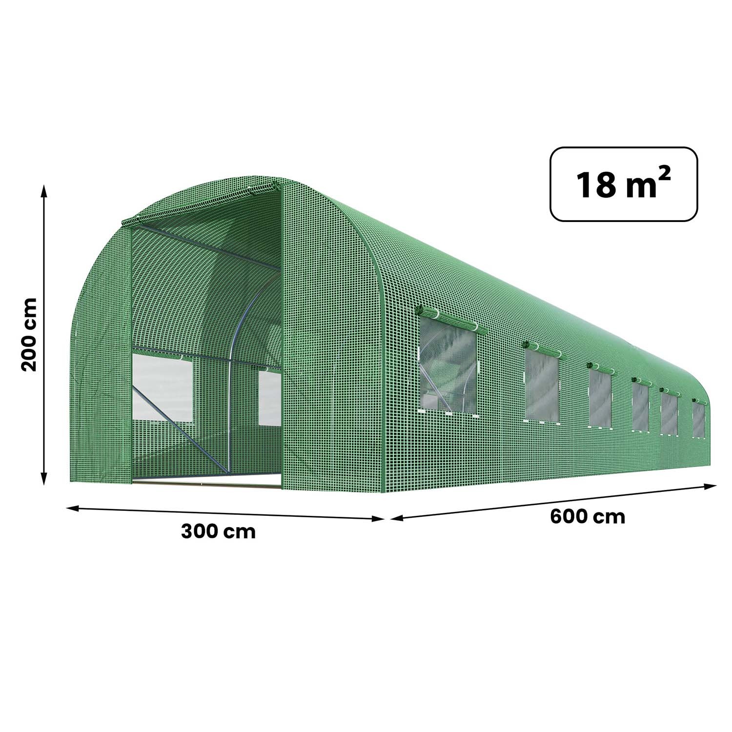 Aiatunnel 3x6m (18m2) Plonos - Image 3