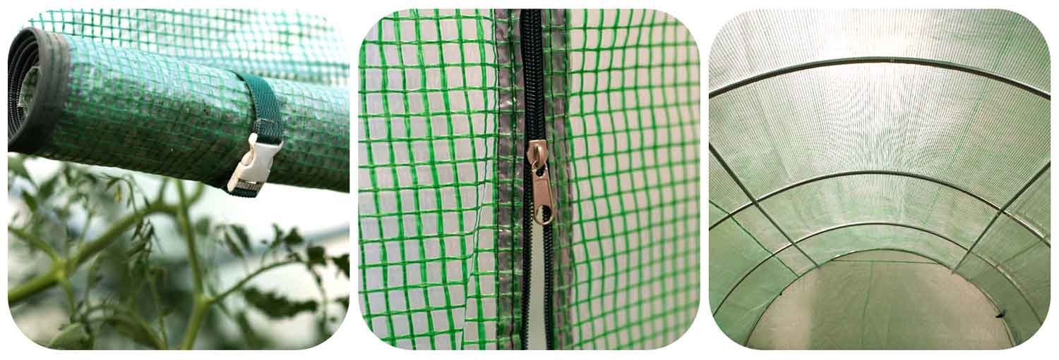 Tugevdatud aiatunnel 2x3m 6m2 Plonos - Image 2