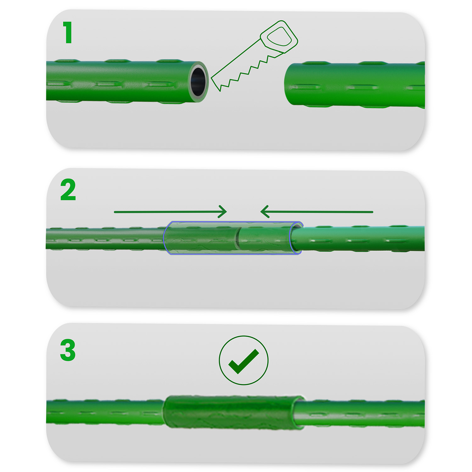 Lillepulgad 120 cm Plonos PL-940 rohelised 10 tk - Image 5