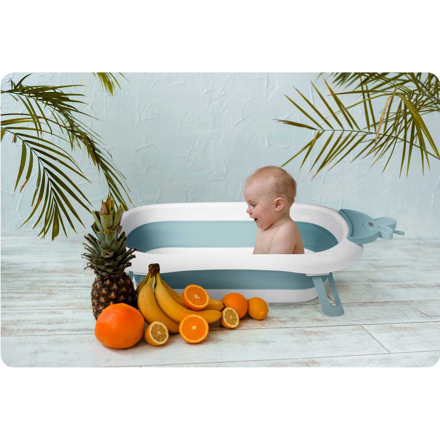 Beebivann termomeetri ja sisuga RK-282 valge ja sinine - Image 10