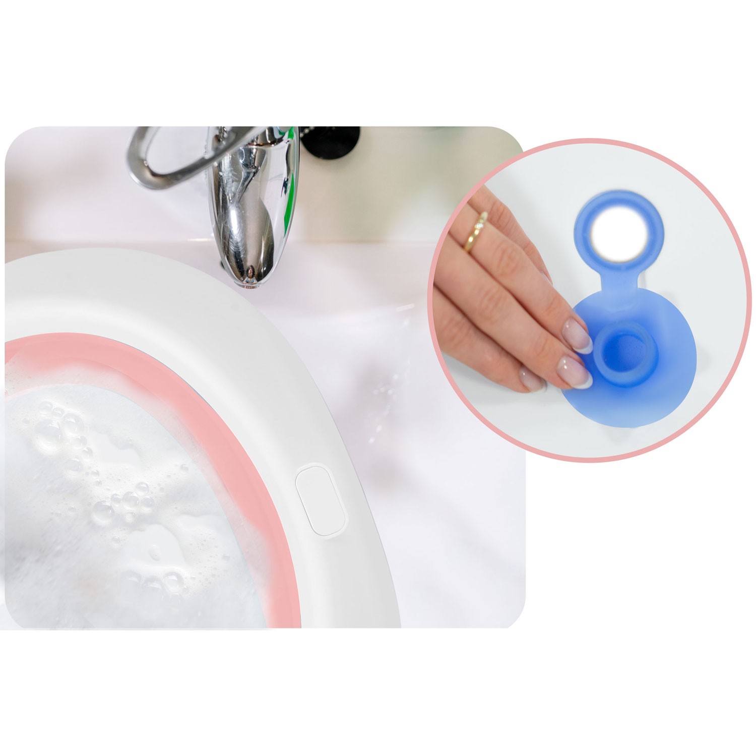 Beebivann termomeetri ja sisuga RK-282 valge ja roosa - Image 13