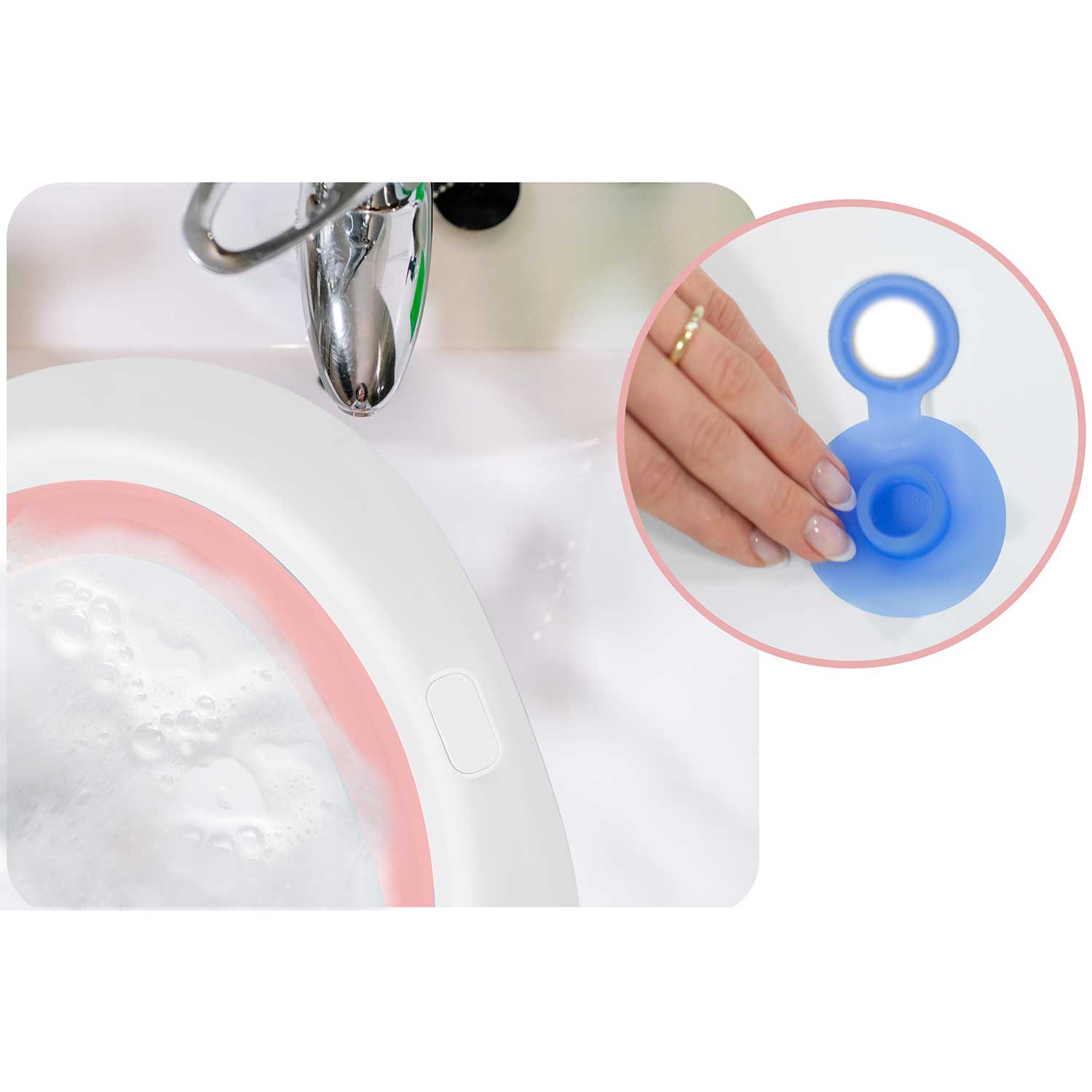 Beebivann termomeetriga RK-282 valge ja roosa - Image 4