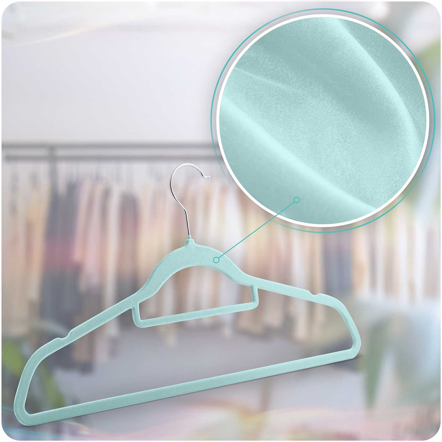 Sametist riidepuud 20 tk MS-859 Massido - Image 10