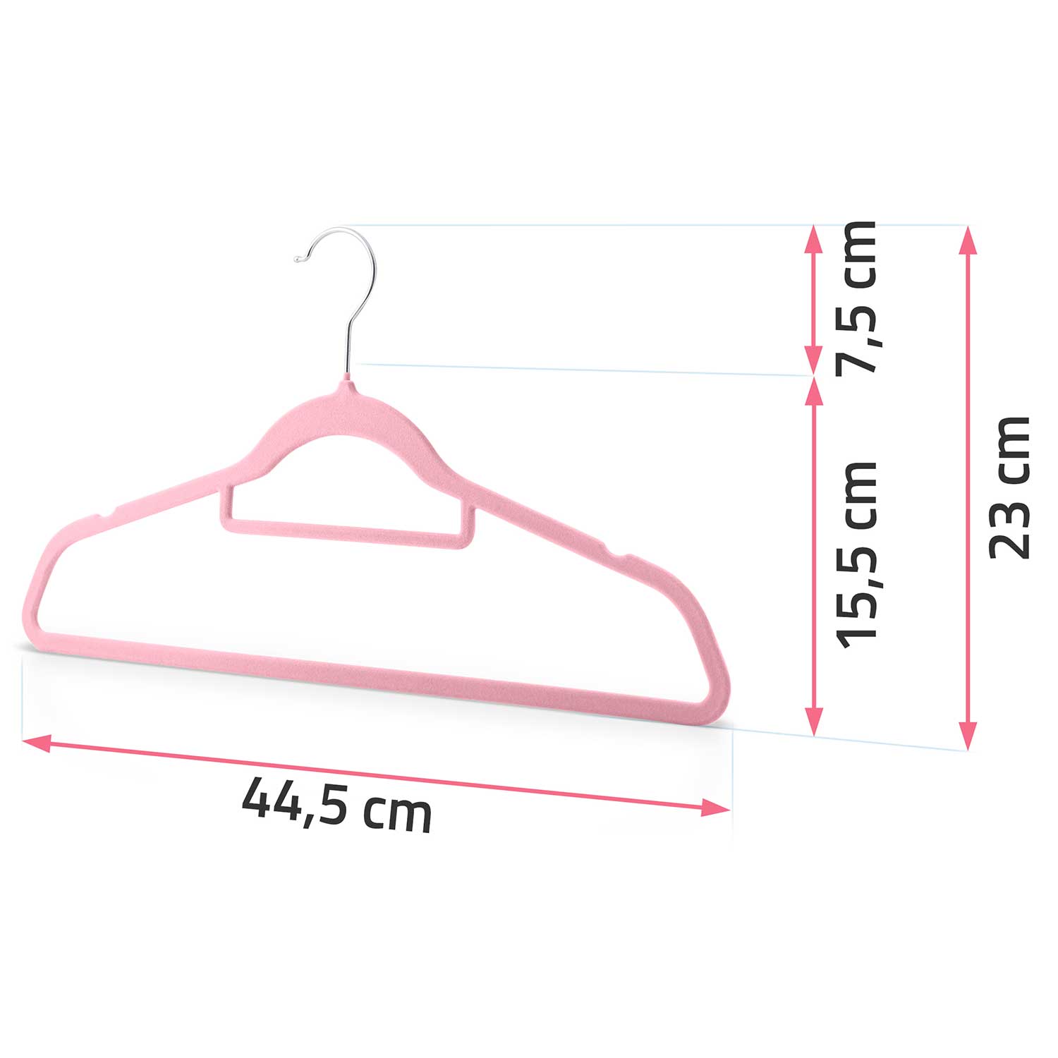 Sametist riidepuud 20 tk MS-859 Massido - Image 5