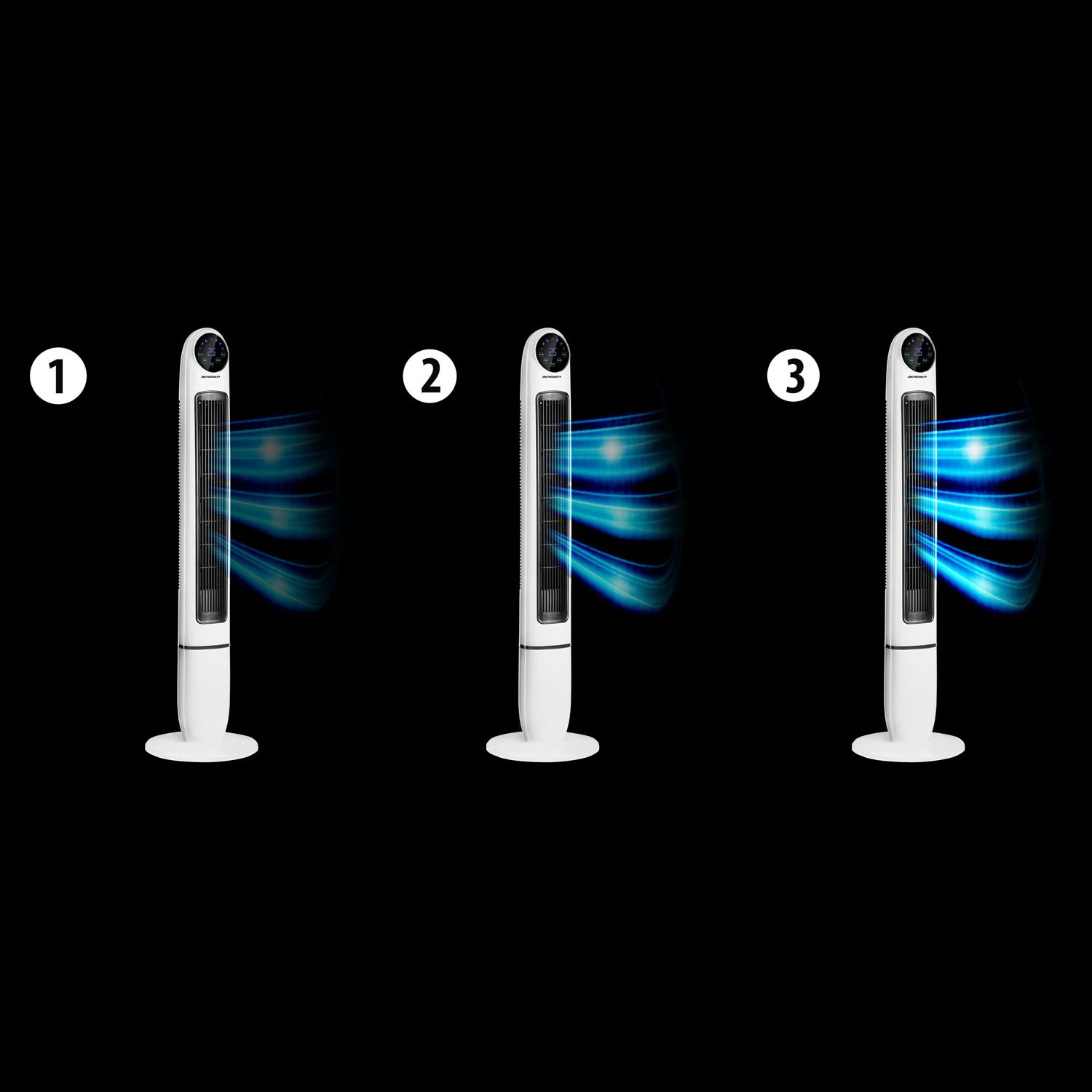 Berdsen 355200 valge kolonniventilaator - Image 12