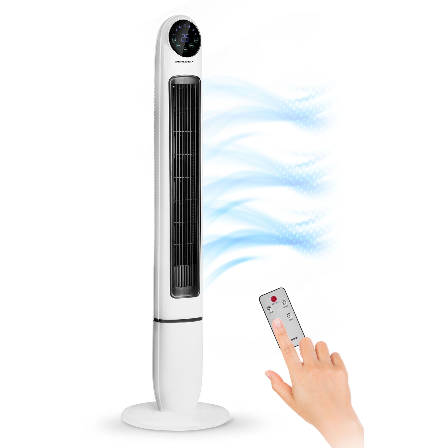 Berdsen 355200 valge kolonniventilaator - Image 5