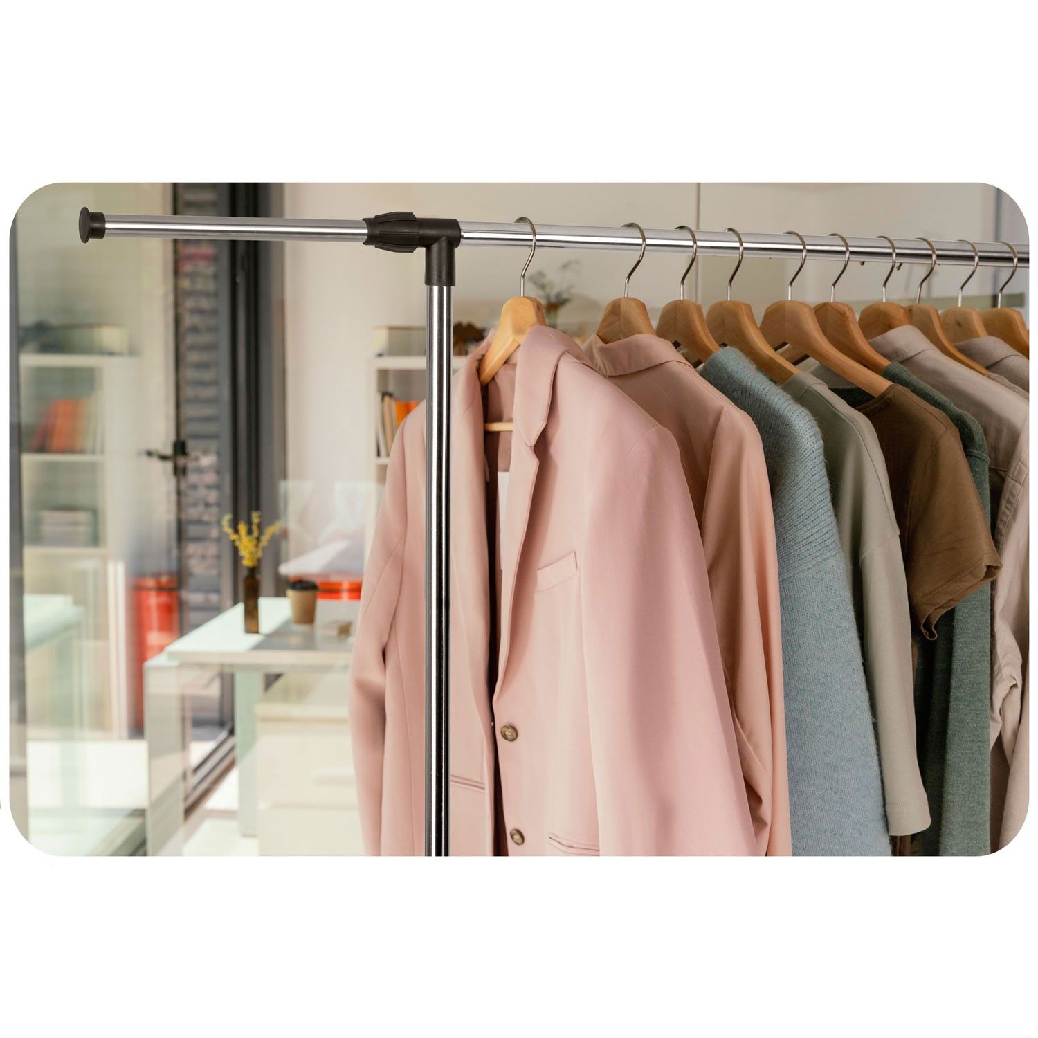 Massido 686400 riidepuu must ja hõbedane - Image 9