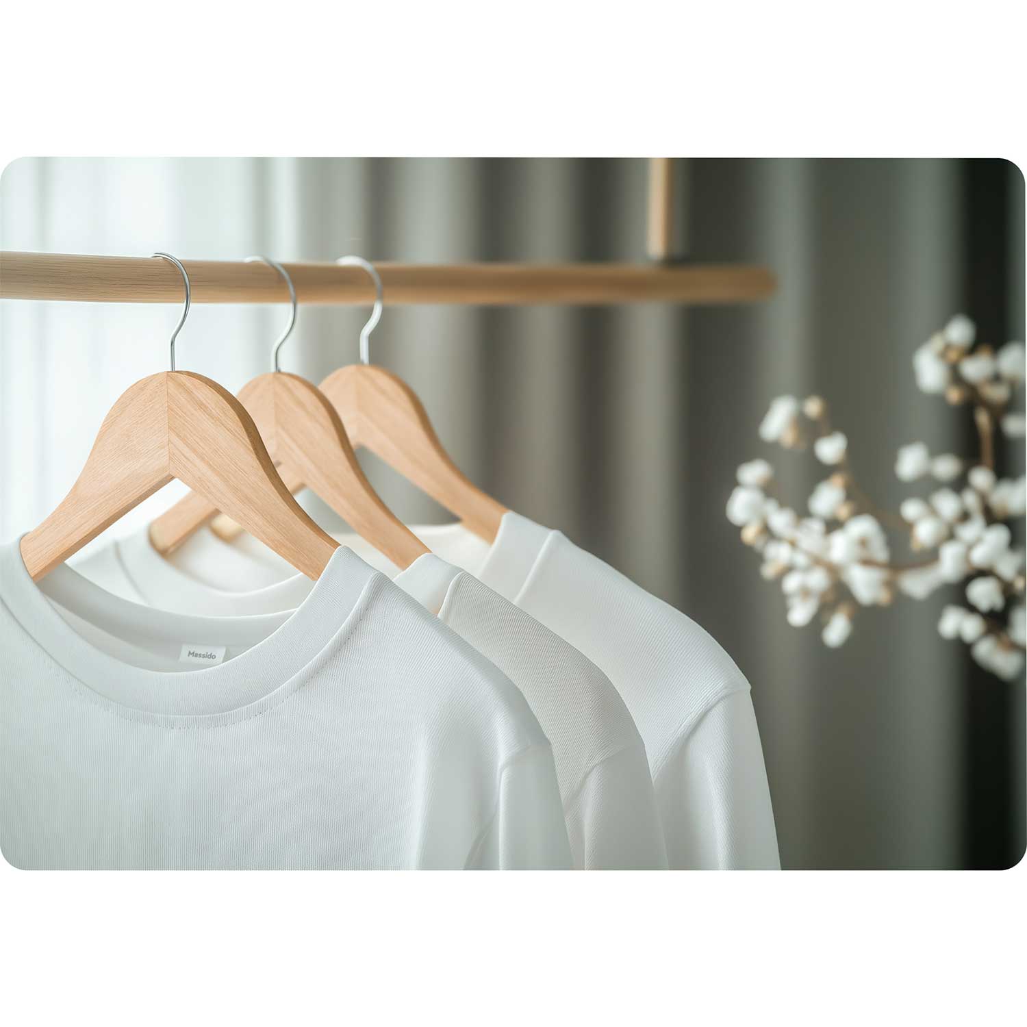 Puidust riidepuud 30 tk MS-858 Massido - Image 8