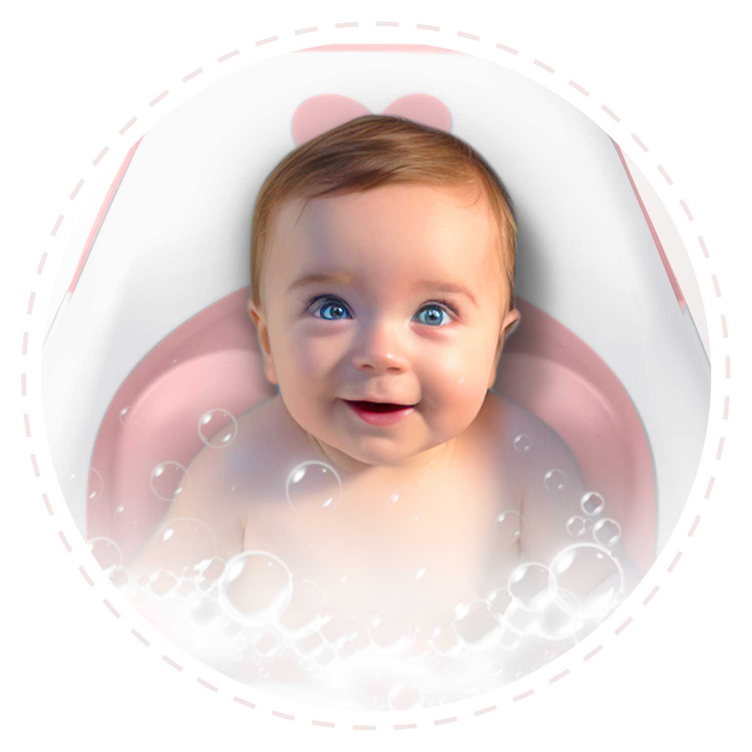 Ricokidsi valge ja roosa beebivanni sisu - Image 8