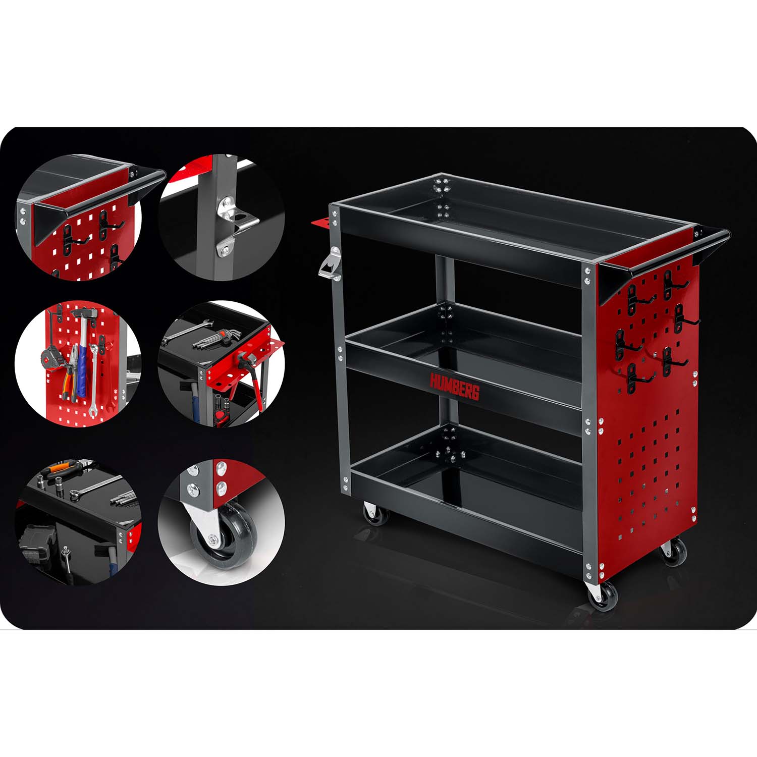 Humberg HM-515 töökoja tööriistakäru - Image 6