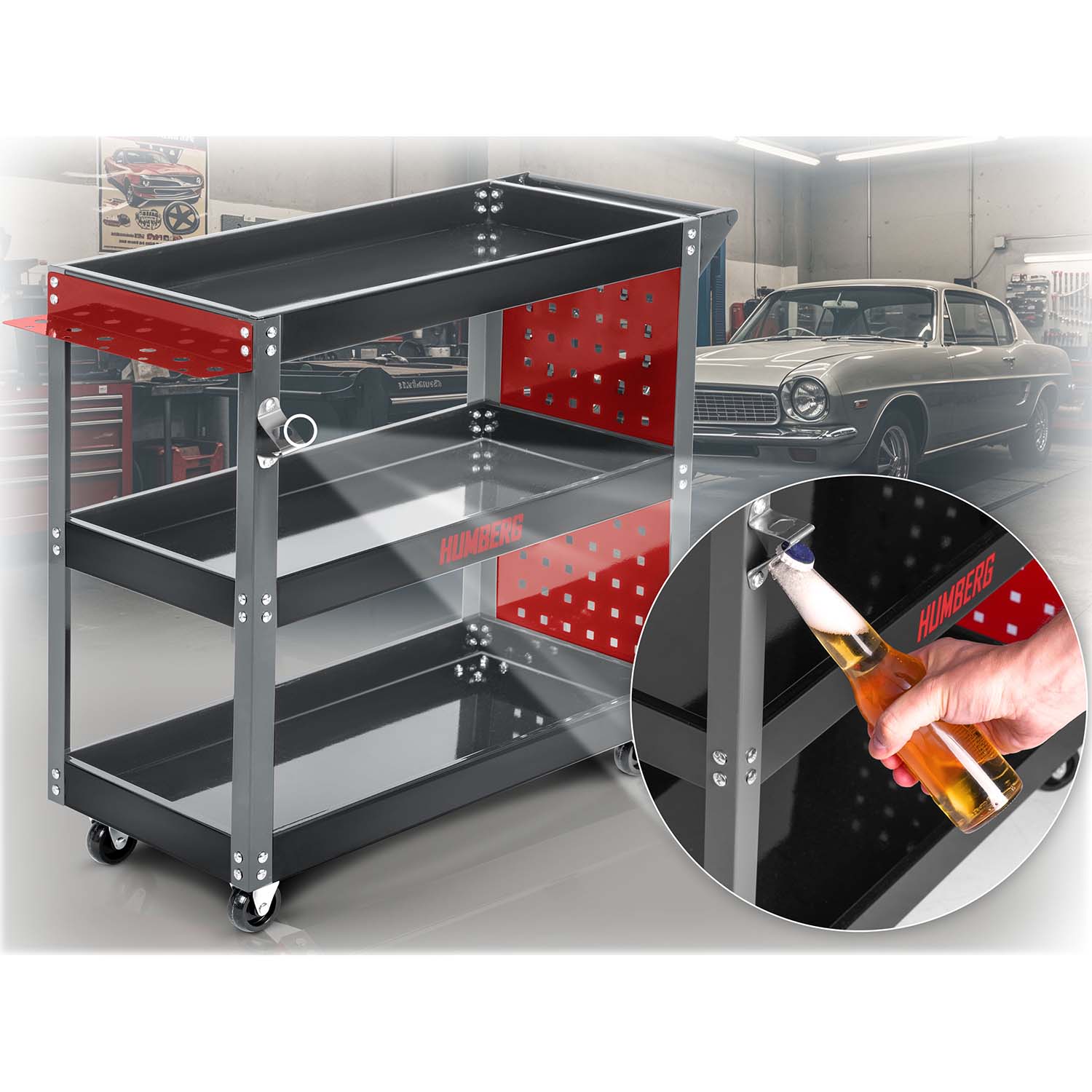 Humberg HM-515 töökoja tööriistakäru - Image 10