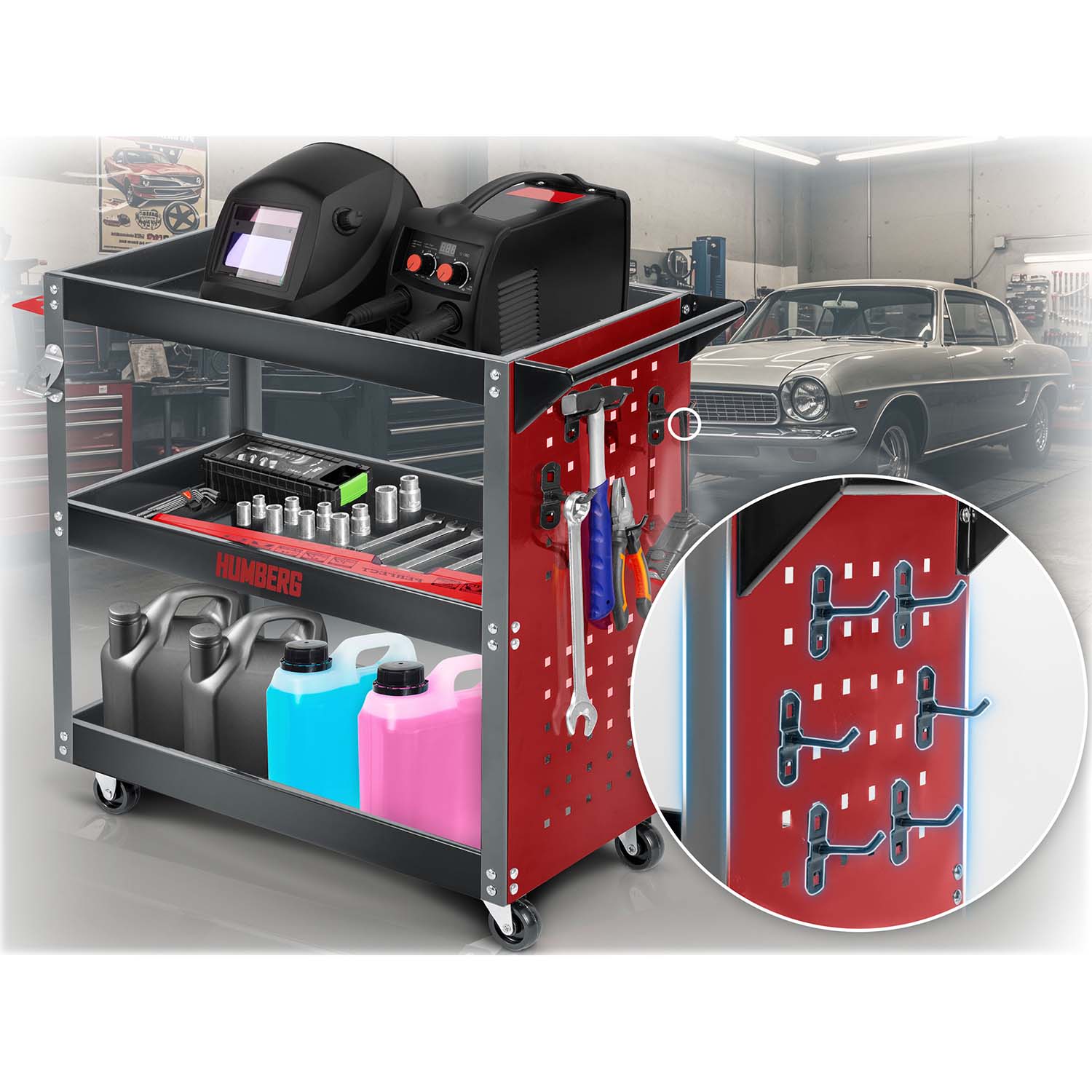 Humberg HM-515 töökoja tööriistakäru - Image 11