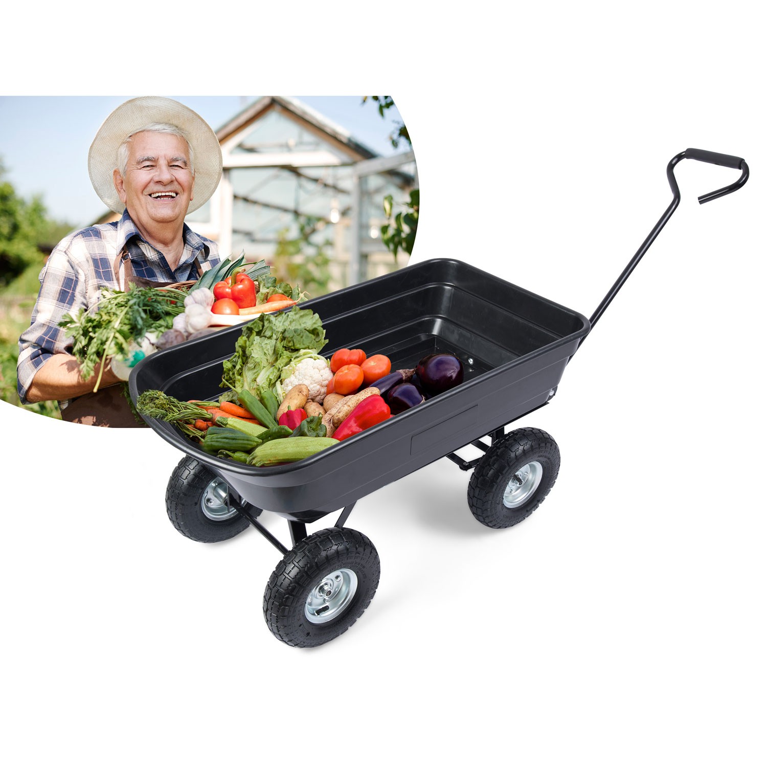 Aia kallutatav käru 75L Humberg 4871 - Image 14