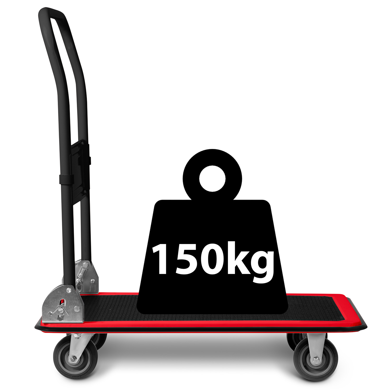 HM-505 must ja punane platvormtranspordikäru - Image 7