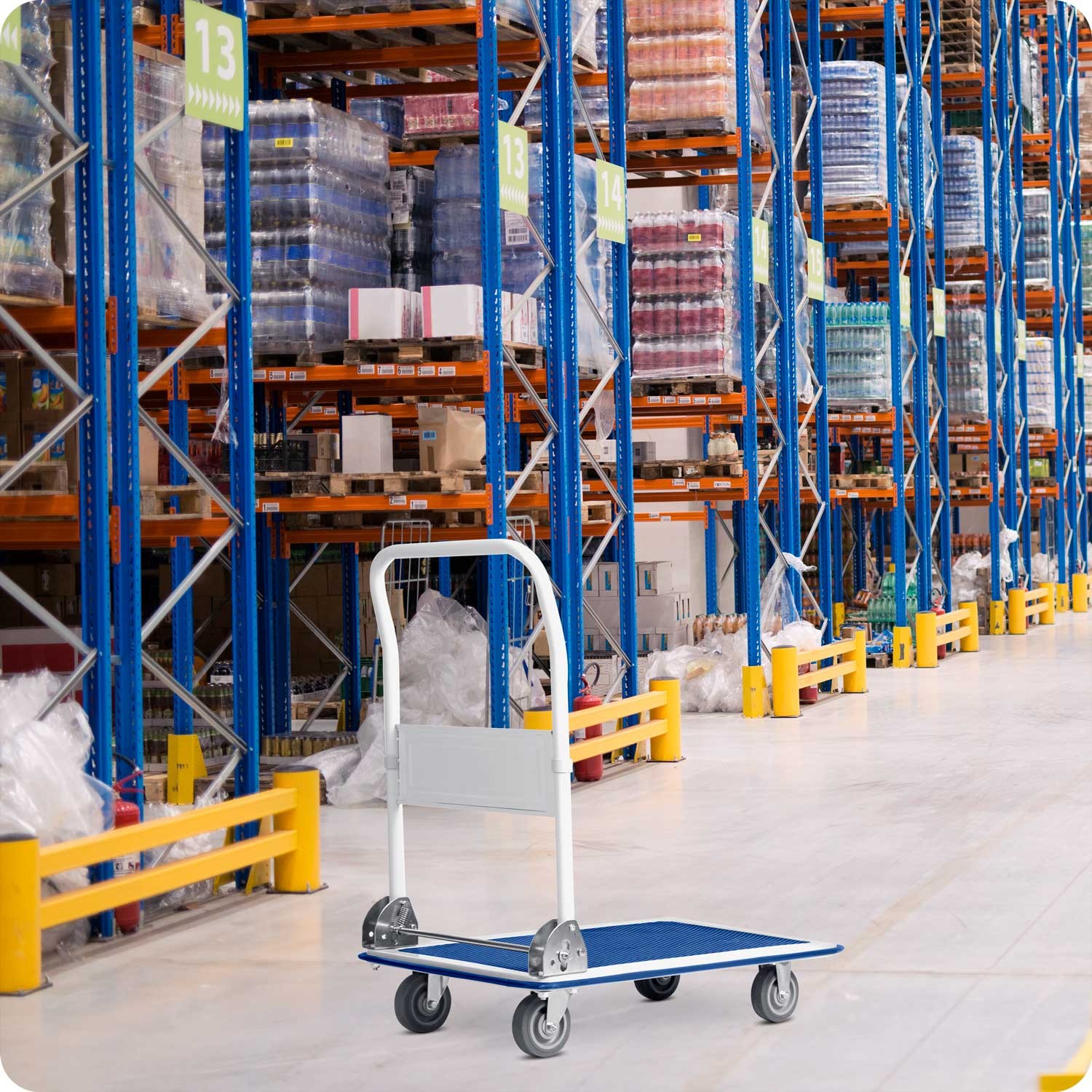 HM-505 käsikäru, valge ja sinine - Image 13